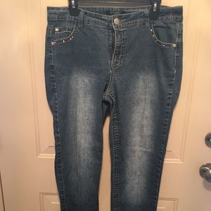 Roz & Ali bootcut jeans sz 14